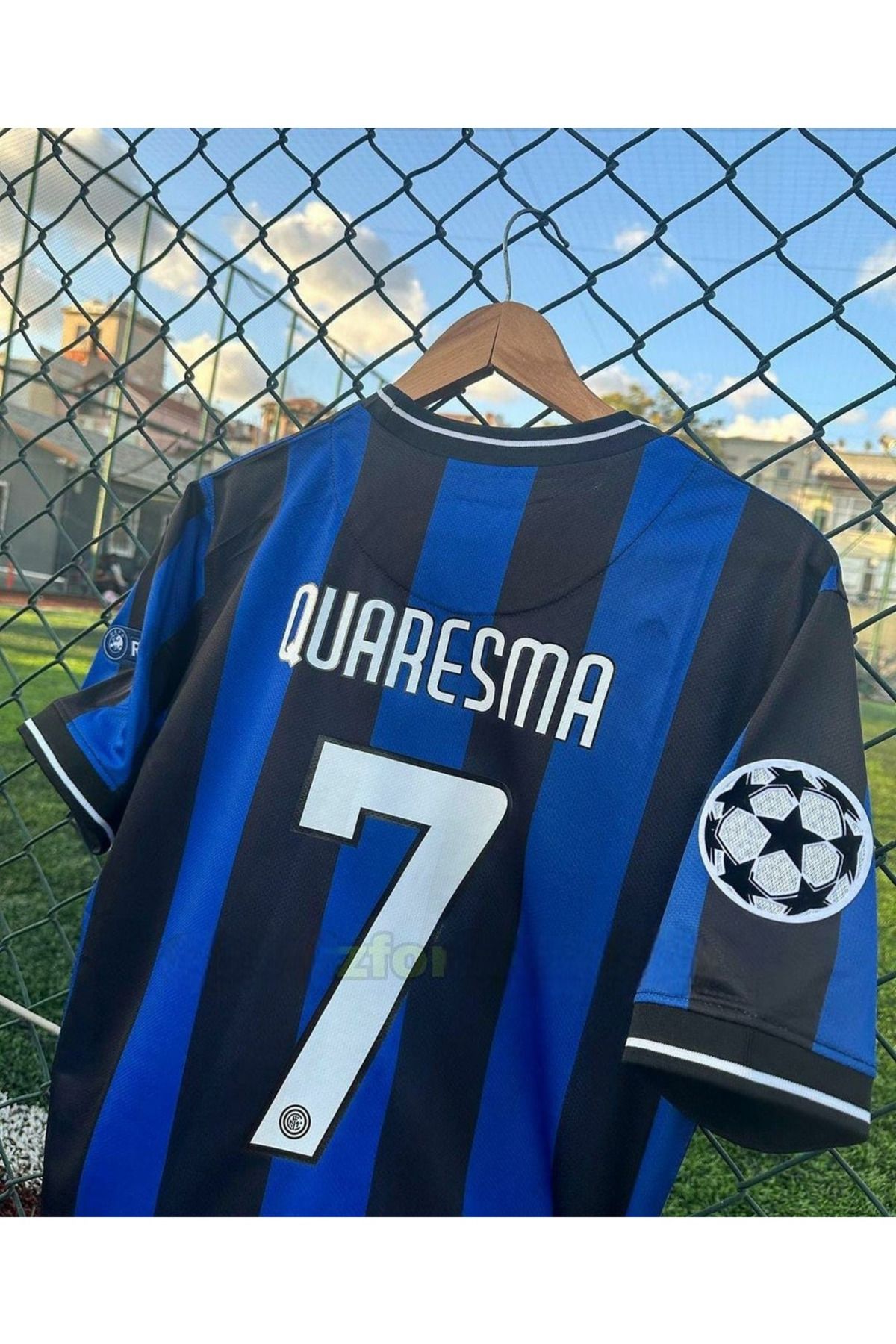 kombinezyum 2010/11 İNTER #7 QUARESMA İç Saha Forması Kısa Kollu (BLUE)