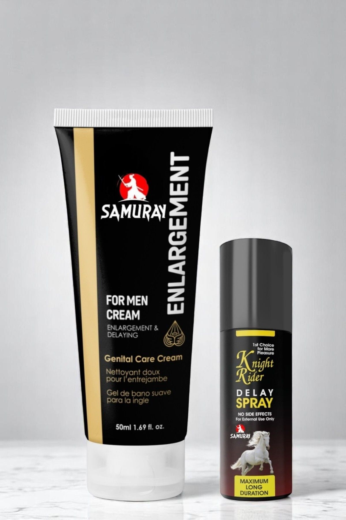 SAMURAY Büyütmeye Yardımcı Krem ve 30 ml Sprey ile Etkili Sonuçlar