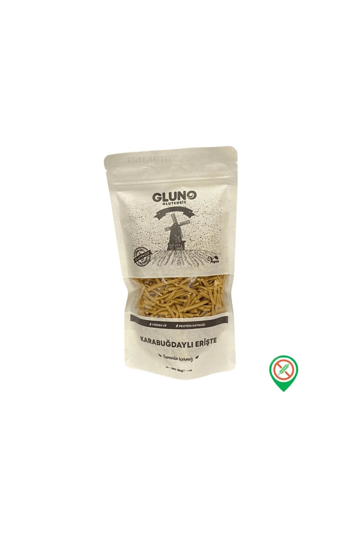 Gluno Glutensiz Glutensiz Karabuğdaylı Erişte 150 Gr