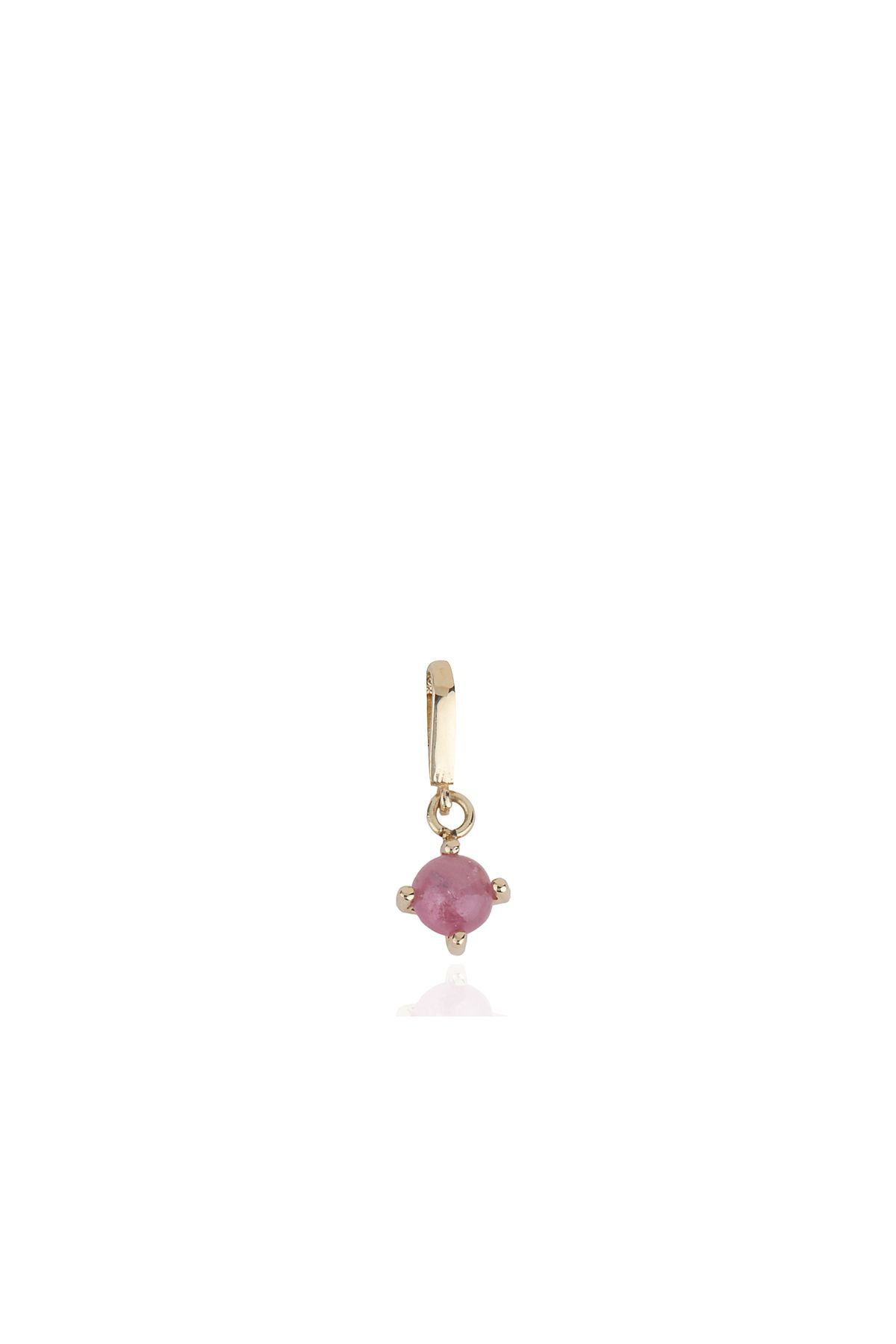 Değerli Kuyumculuk Pembe Mini Taş Charm