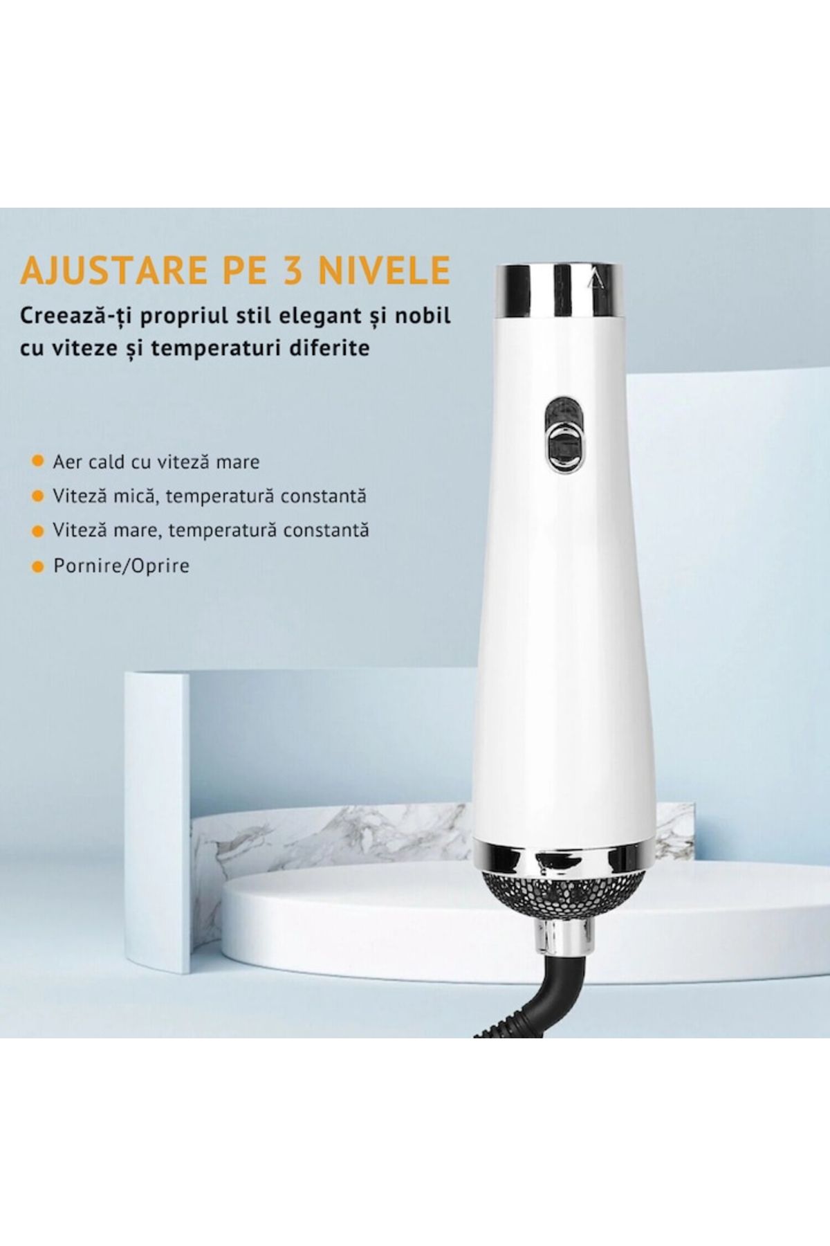 varioshop-Uscator de Par 3 in 1 VarioShop®, Uscare, Ondulare, Aranjare, Reglare in 3 Trepte, Incalzire Rapida 9