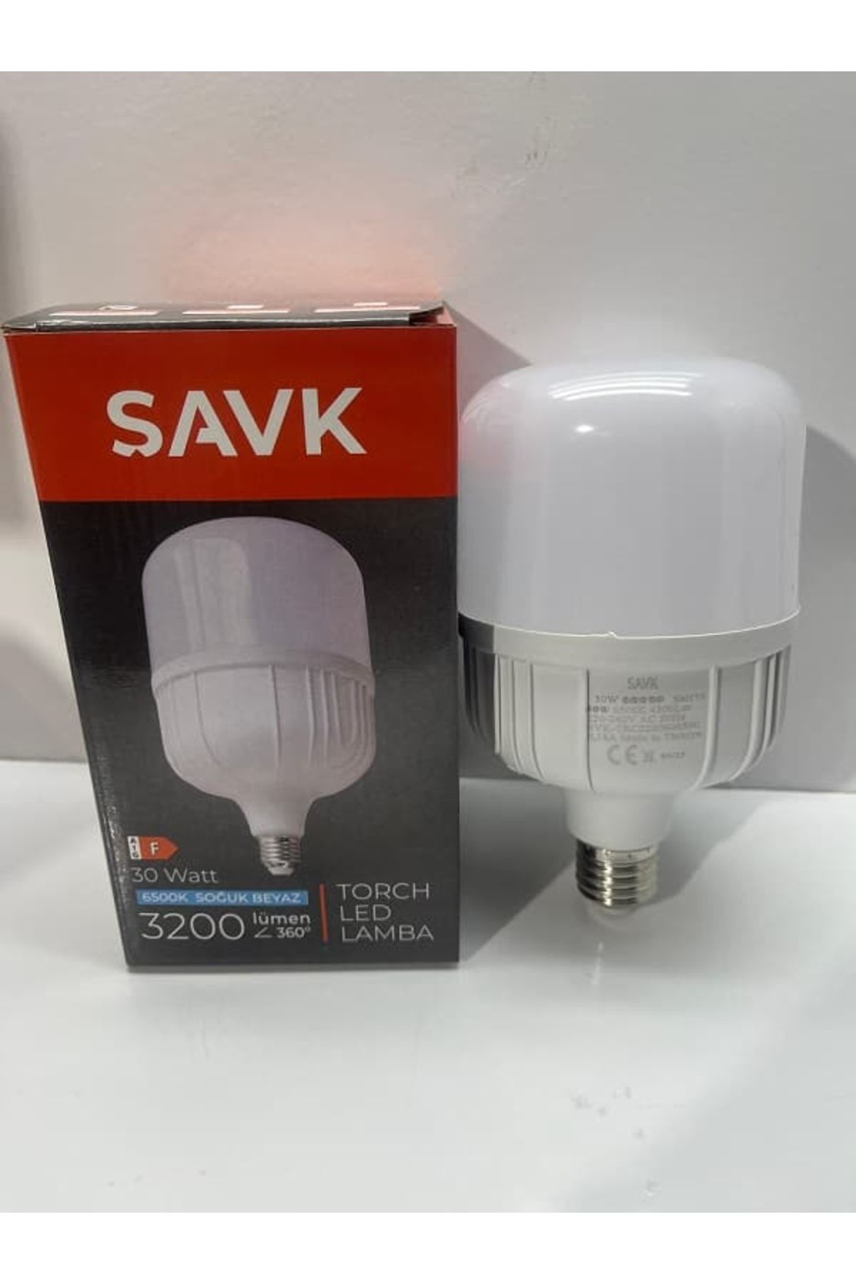 şavk Şavk 30 W 6500K Beyaz Işık E27 Duylu Led Ampül