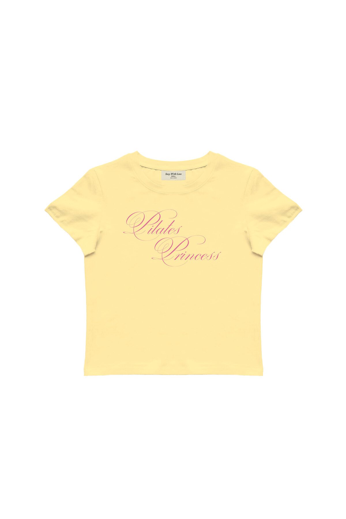 lethestudios Pilates Princess Baby Tee Crop Top