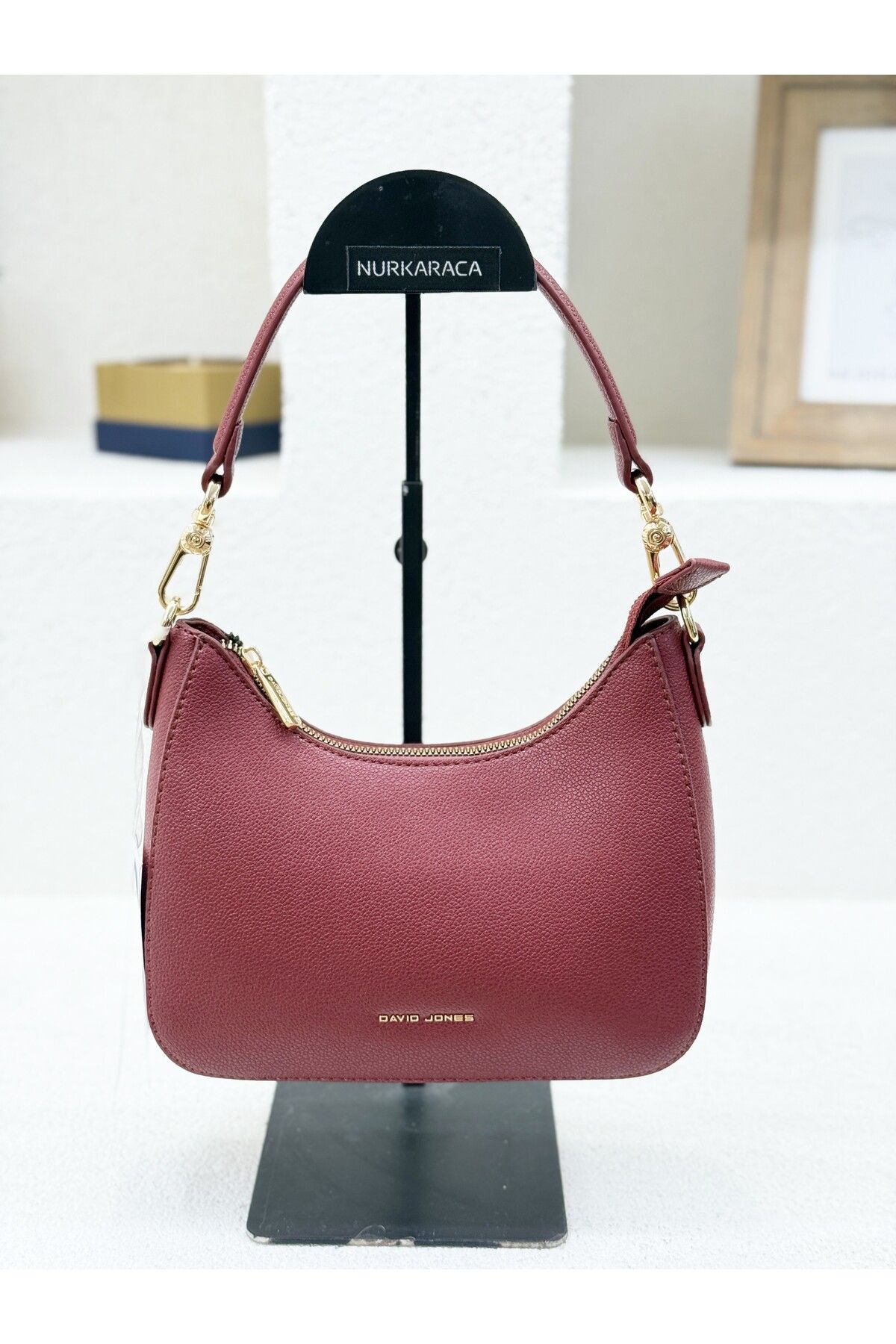 David Jones CM7147 BAGET ÇANTA HEM KOL HEM ÇAPRAZ ÇANTA KADIN