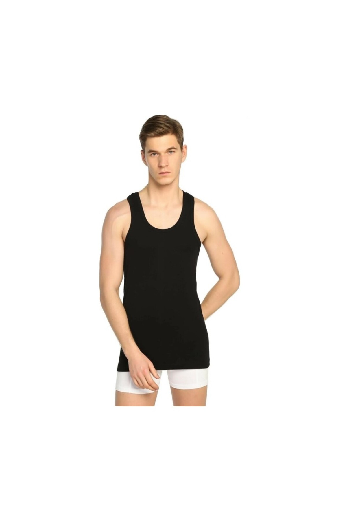 BEYAZTOPTAN EKONOMİK PAKET %100 PAMUK 12 PARÇA ERKEK ATLET BOXER TAKIM görsel 2