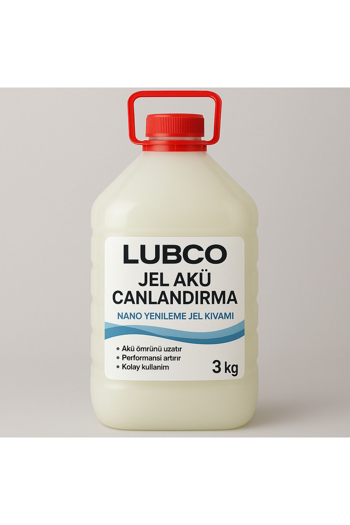 LUBCO Yeni Nesil jel Kıvamı Jel Akü Yenileme Rejaneratör Sıvısı 3 kg