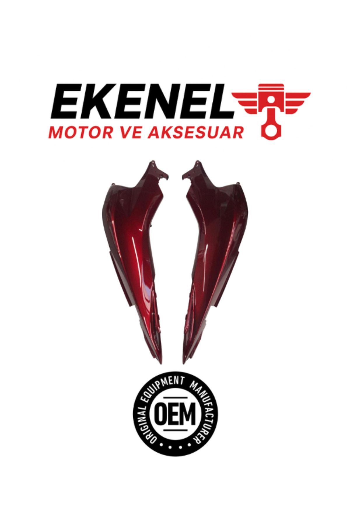 OEM Honda DİO110 Sele Altı Kapak Takım Kırmızı OEM | Gövde Yan Parça Takımı