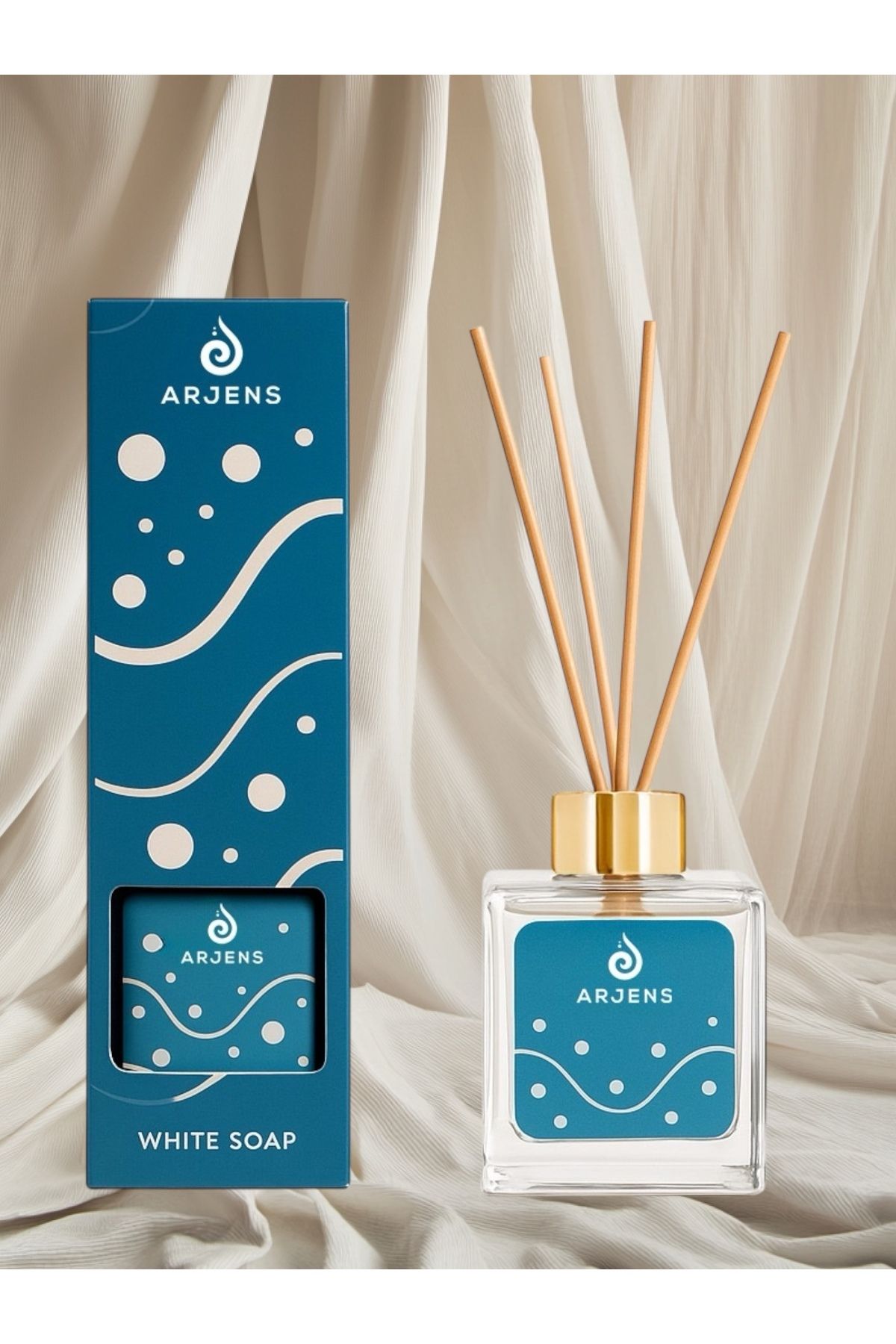 Arjen's White Soap( Beyaz Sabun) Bambu Çubuklu Oda Kokusu