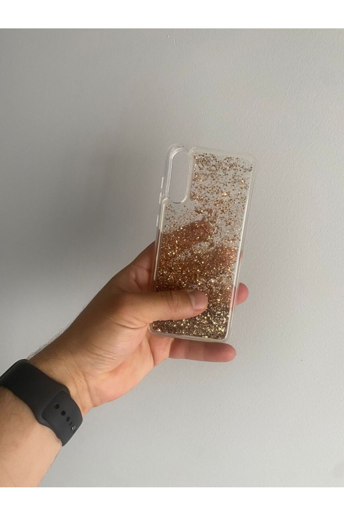lıons accessorıes Samsung Galaxy A70/A70s Uyumlu İçi Sıvılı Simli Koruyucu Kılıf