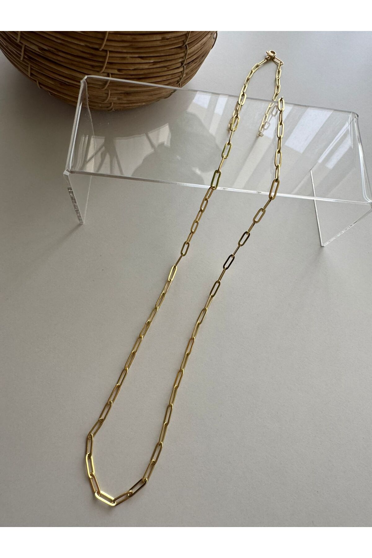 MODA 14K Ataç Zincir Vip Seri Kolye 60 cm