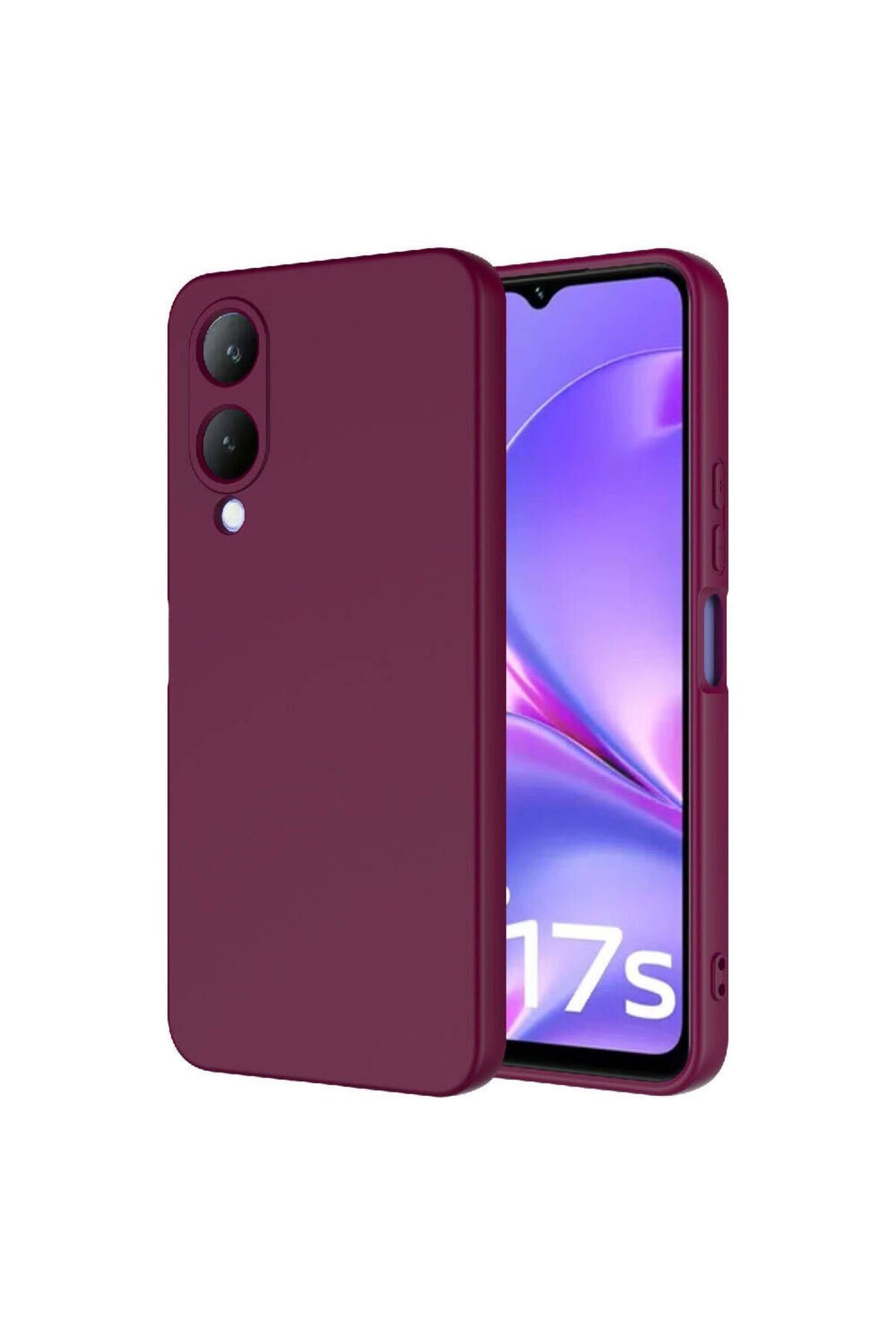 halkhouse Vivo Y17S Kılıf Renkli Esnek Kırılmaz Yüksek Koruma Silikon Marra Kapak