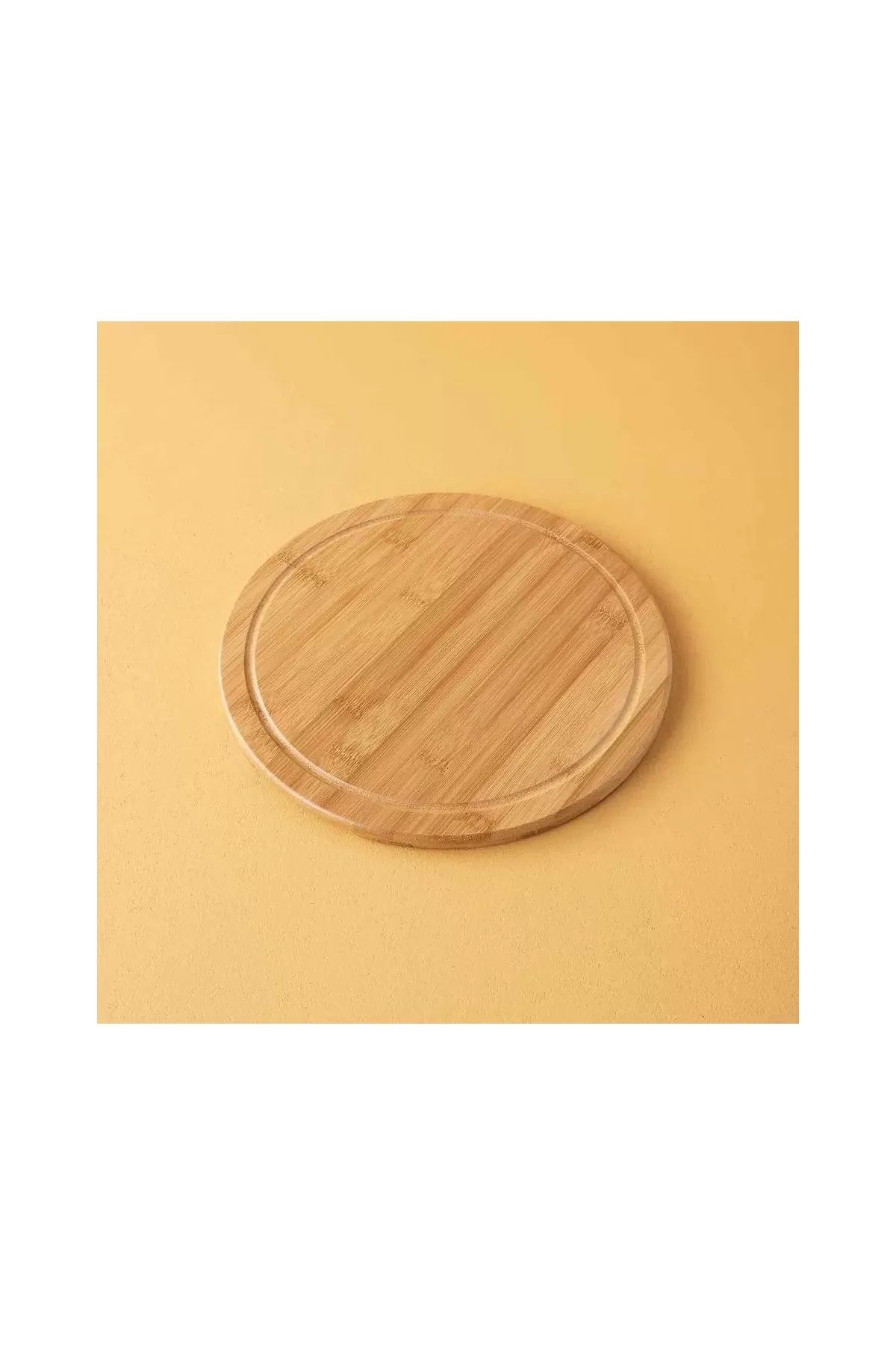 PRATİKOBA Bambu Pizza Tahtası (36 cm) Royaleks-BPT36