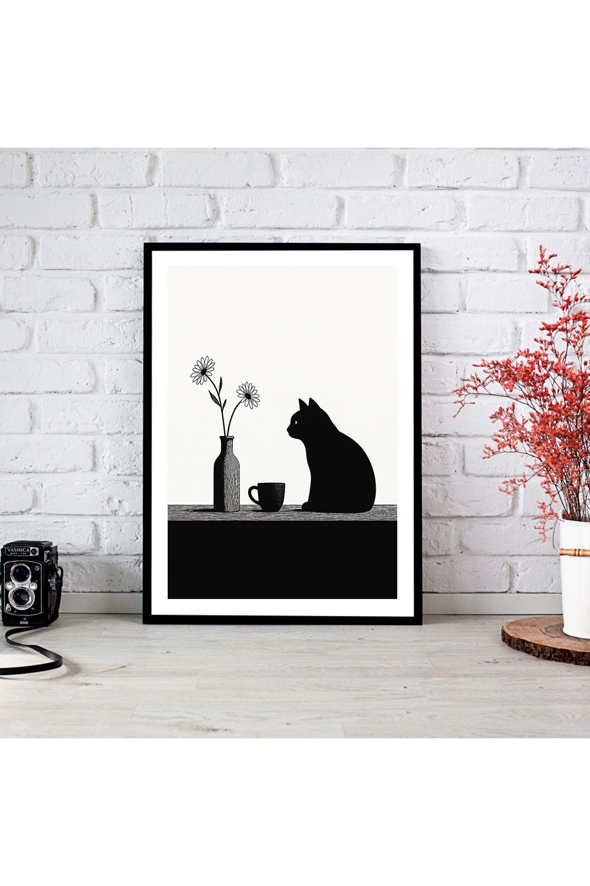 woodsia Ahşap MDF Poster Tablo Çerçevesiz MDF_TEK1239