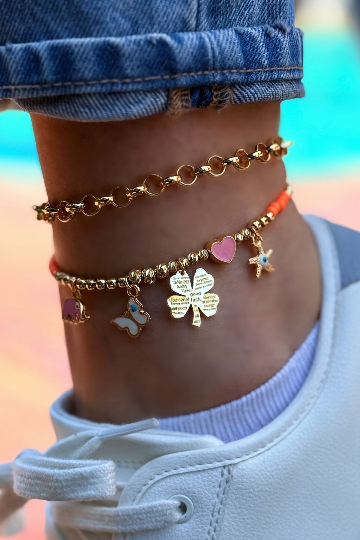 Trendy Butik Şans Halhal Kombini (2 Adet)