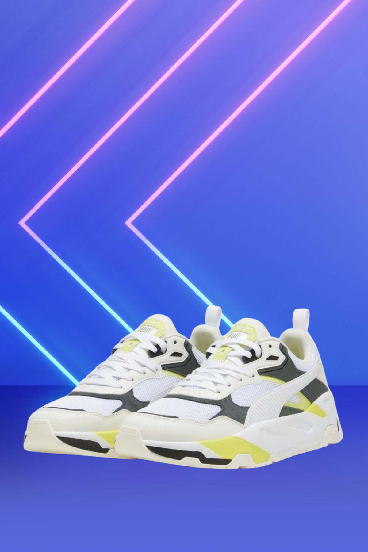 Puma Soft Foam Lime Erkek Beyaz Spor Ayakkabı