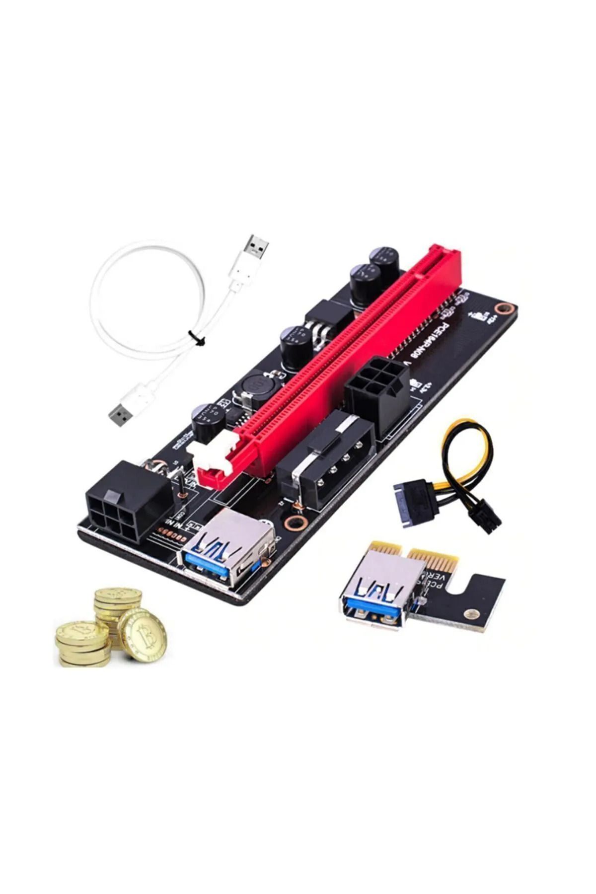 Hubstein Ver009s Usb 3.0 Pcı-e 1x - 16x Genişletici Yükseltici Riser Kart V009s