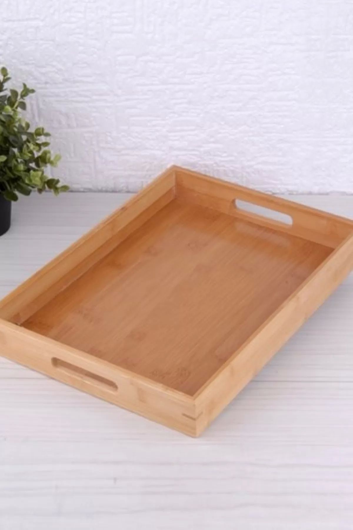 PRATİKOBA 40*30 Bambu Tepsi Royaleks-TPS4030