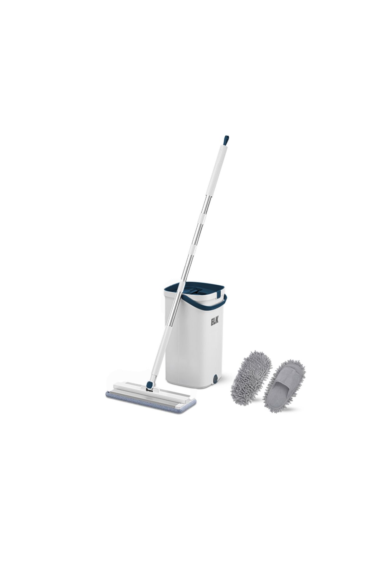 ELK-ELK 2 in 1 Smart Mop with Two Separate Tanks for Clean and Dirty Water with Unique Design and Free Cleaning Slippers 1