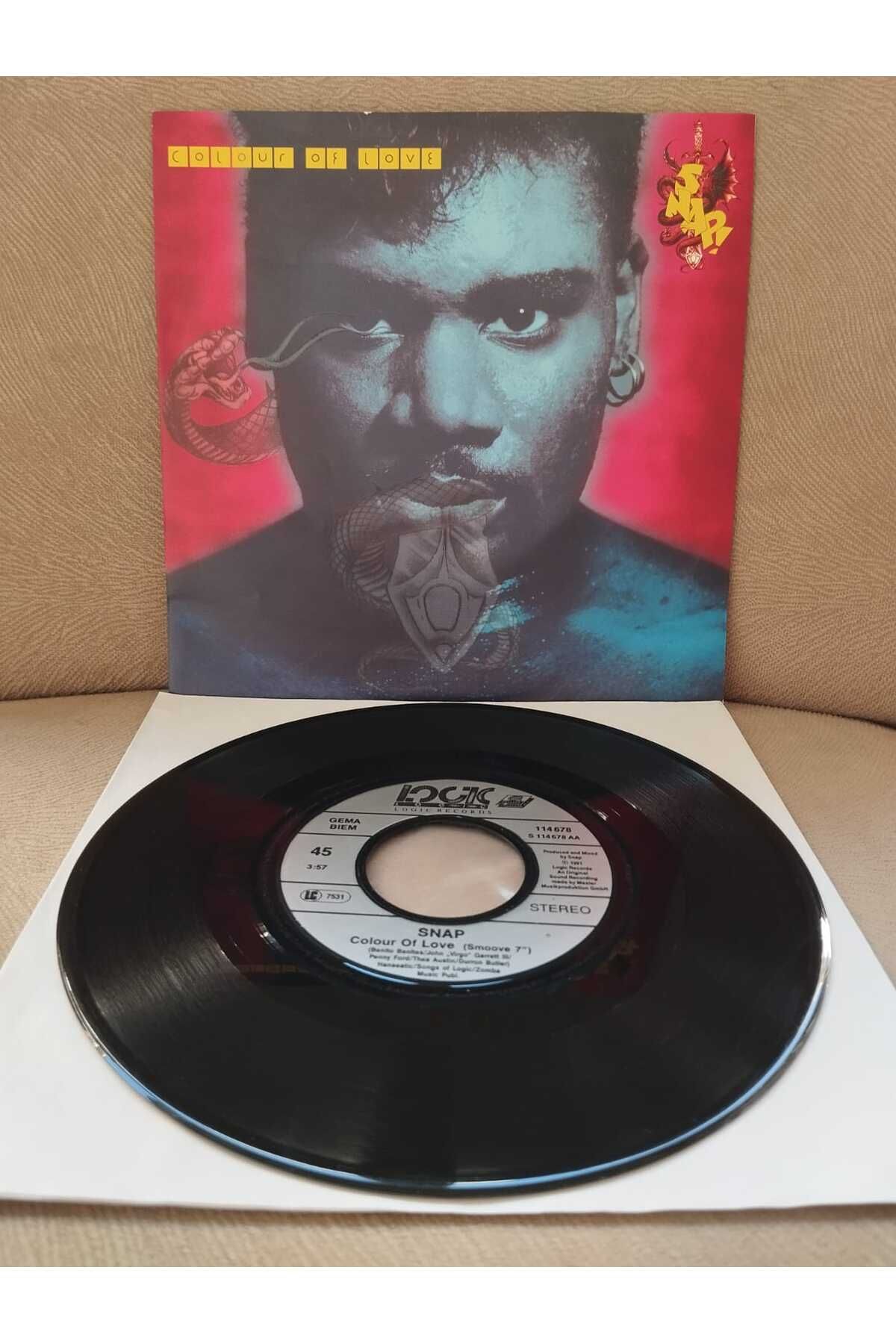 Plakperest Snap! – Colour Of Love - 1991 Almanya Basım 45lik Plak-2.EL