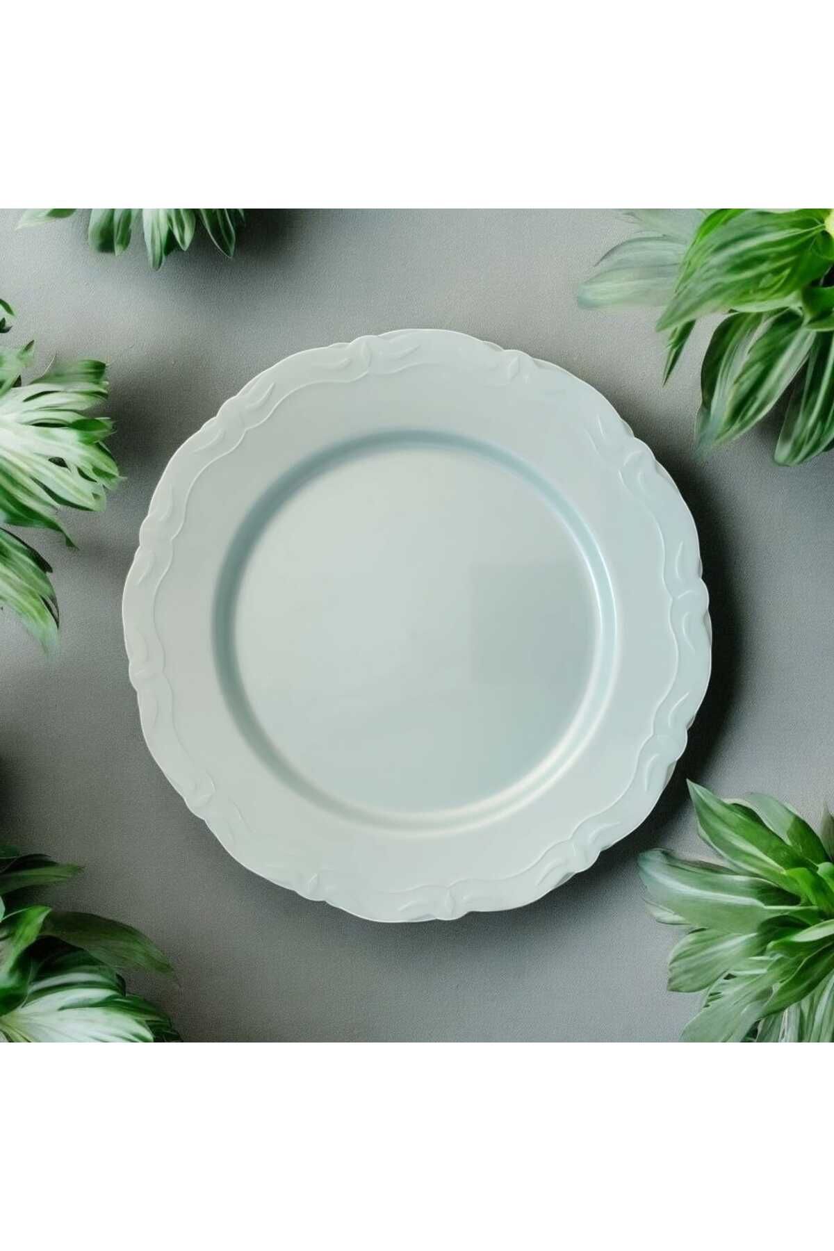Evinizin Yardımcısı Mika Tabak& Parti Tabak&parti Mika Tabak & YEŞİL 26 cm 6 adet