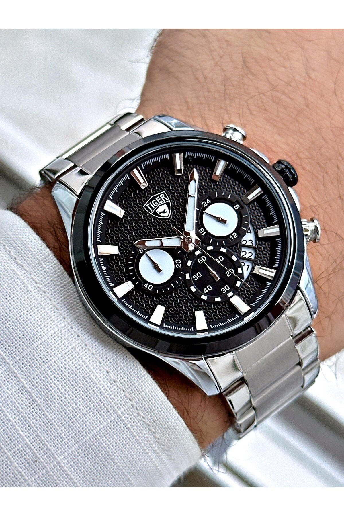 Tiger TI-618A TIGER ÇELİK ERKEK SAATİ