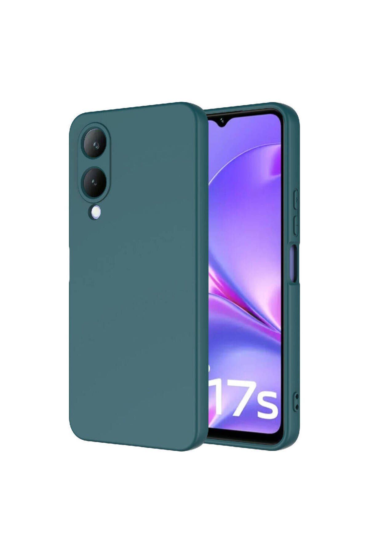halkhouse Vivo Y17S Kılıf Renkli Esnek Kırılmaz Yüksek Koruma Silikon Marra Kapak