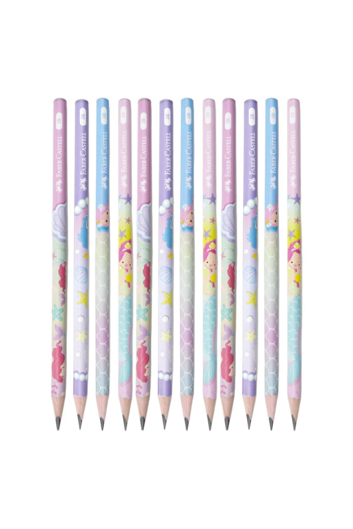 Faber Castell Faber-Castell Denizkızı 2B Yuvarlak Kurşun Kalem 12 Adet 59257