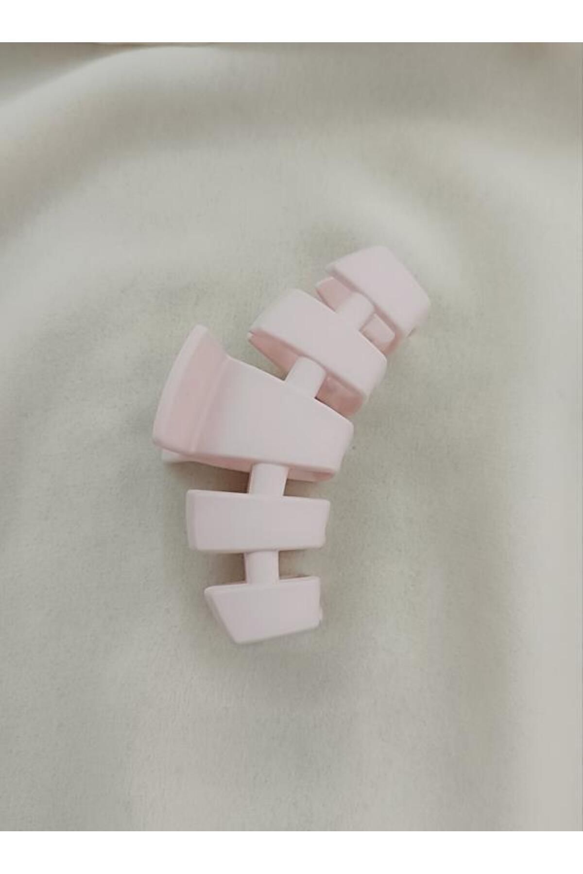 Hd Marketim Mandal Toka Saç Aksesuarı 9 cm İthal Ürün Saç Tokası Renk Açık Pembe