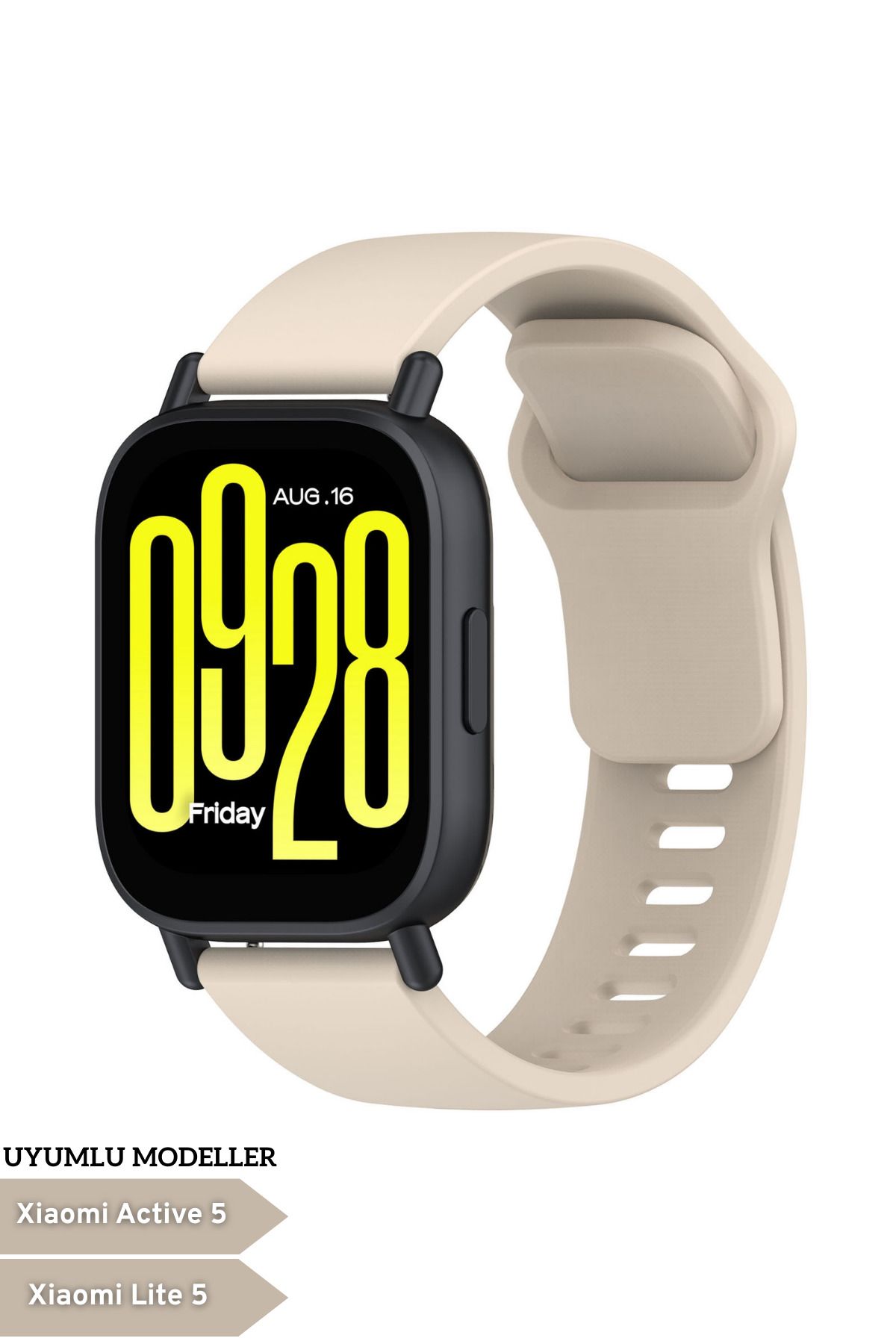 PSGT Xiaomi Redmi Watch5 Active/Lite Kordon Akıllı Saat Bileklik Kordonu Yumuşak Silikon Kayış