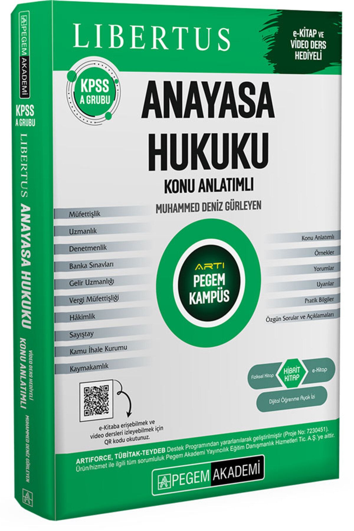 Pegem Akademi Yayıncılık KPSS A Grubu Anayasa Hukuku Konu Anlatımlı Pegem Yayınları