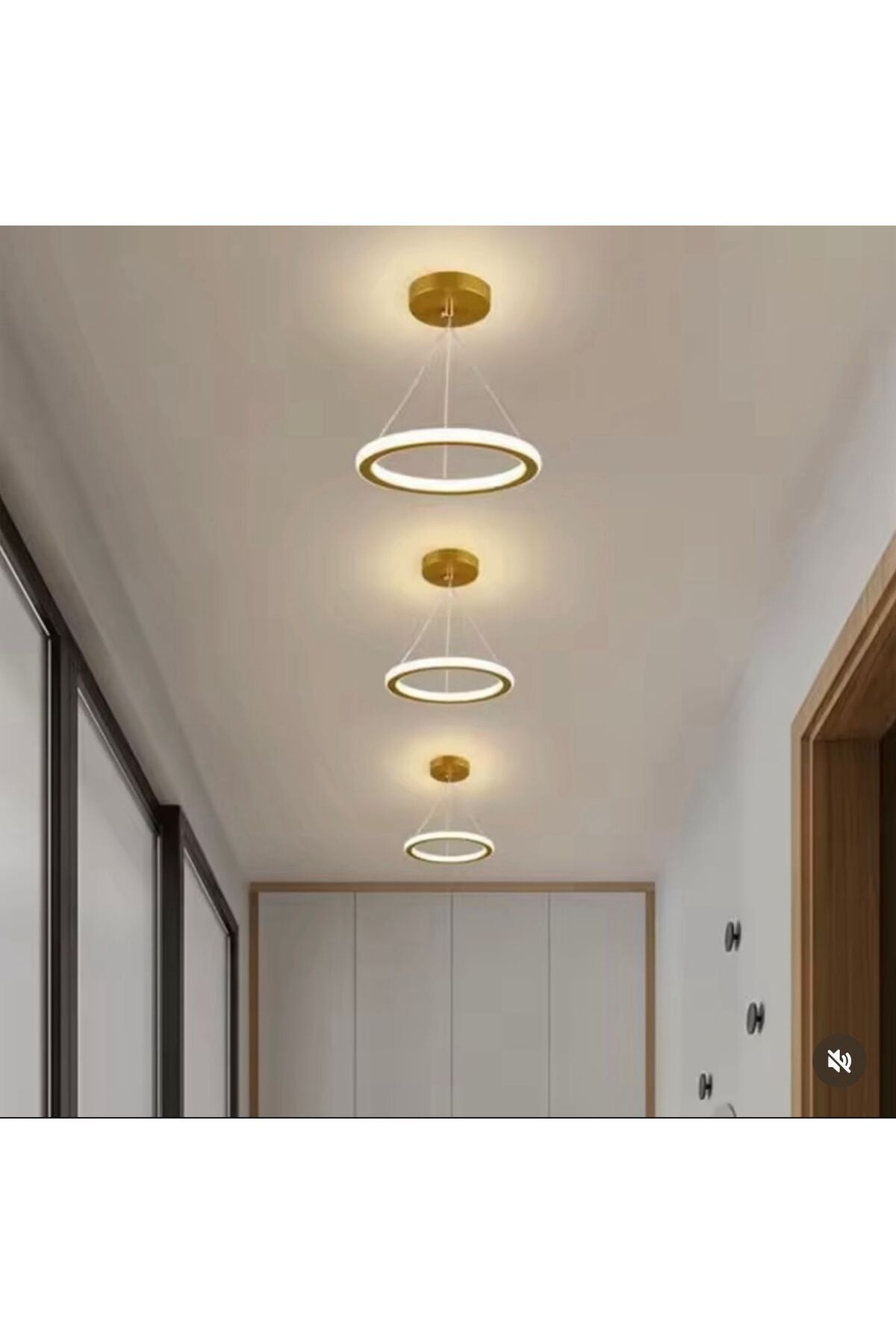 Vonalight Desıng Project Ø30cm Modern,Dekoratif, koridor,Hol, İçe Dışa Işık LED, Salon,yuvarlak Sarkıt Avize, Aydınlatma,