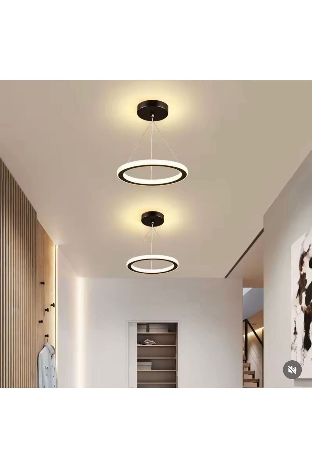 Vonalight Desıng Project Ø40cm Modern,Dekoratif, koridor,Hol, İçe Dışa Işık LED, Salon,yuvarlak Sarkıt Avize, Aydınlatma,
