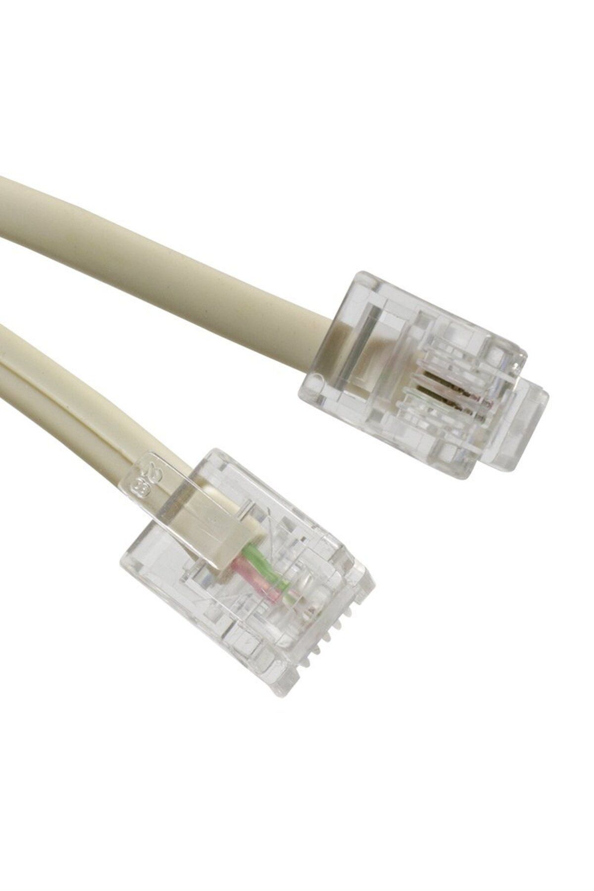 Vemora TELEFON HAT KABLOSU HAZIR 6P/2C 5 METRE KREM (5166)