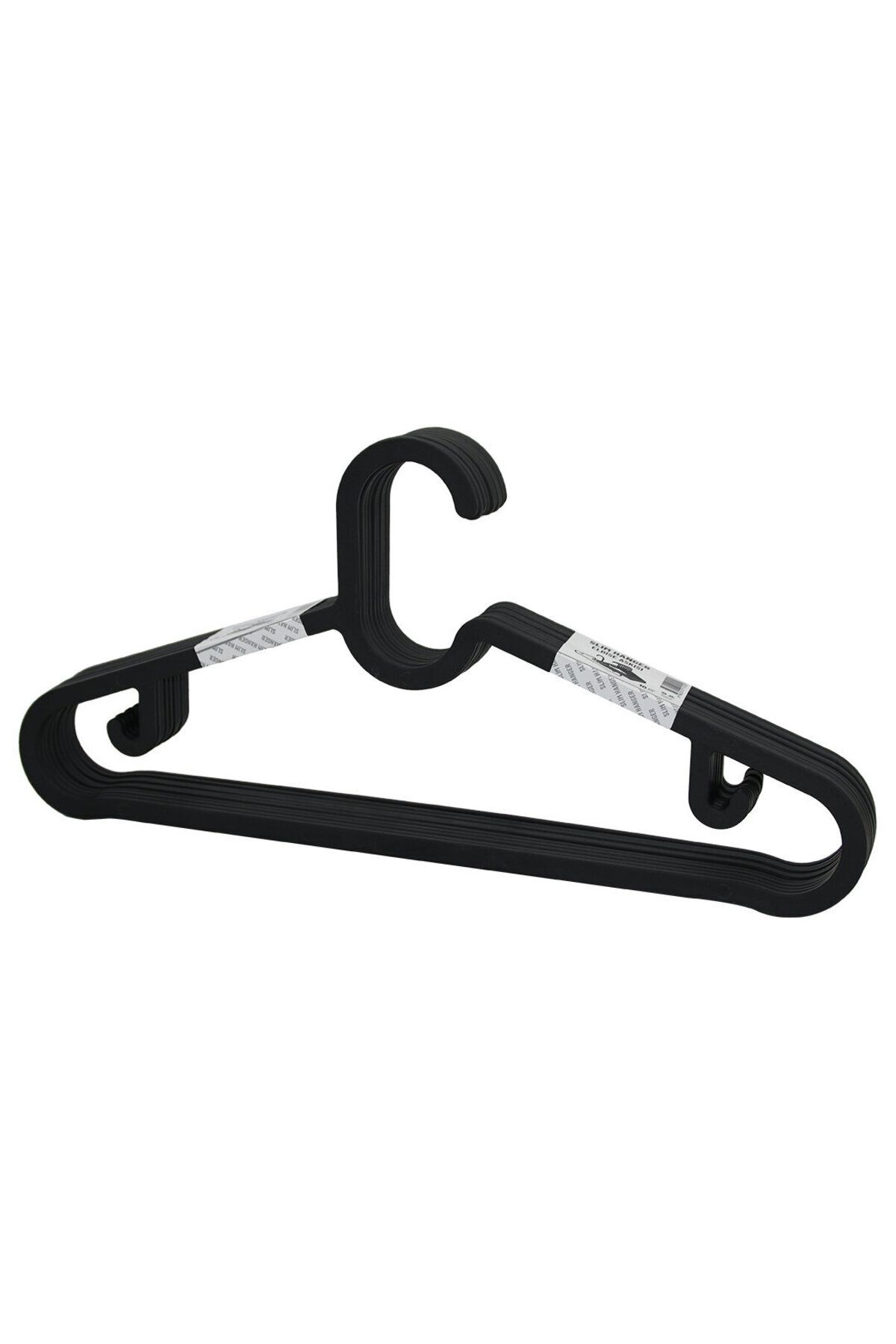 Vemora 10PCS PLASTİK - ANTRASİT GRİ ELBİSE ASKISI (5166)