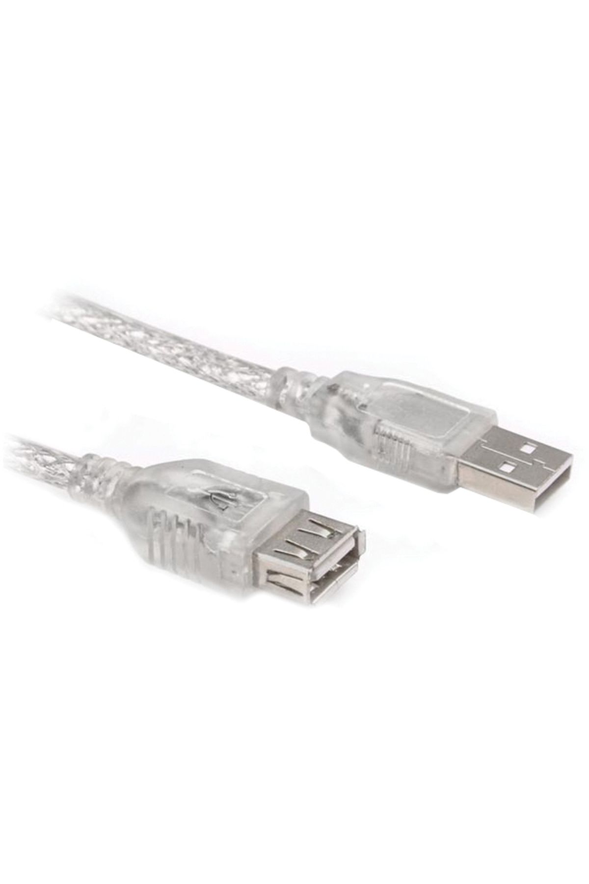 Vemora USB UZATMA KABLOSU 3 METRE ŞEFFAF (5166)