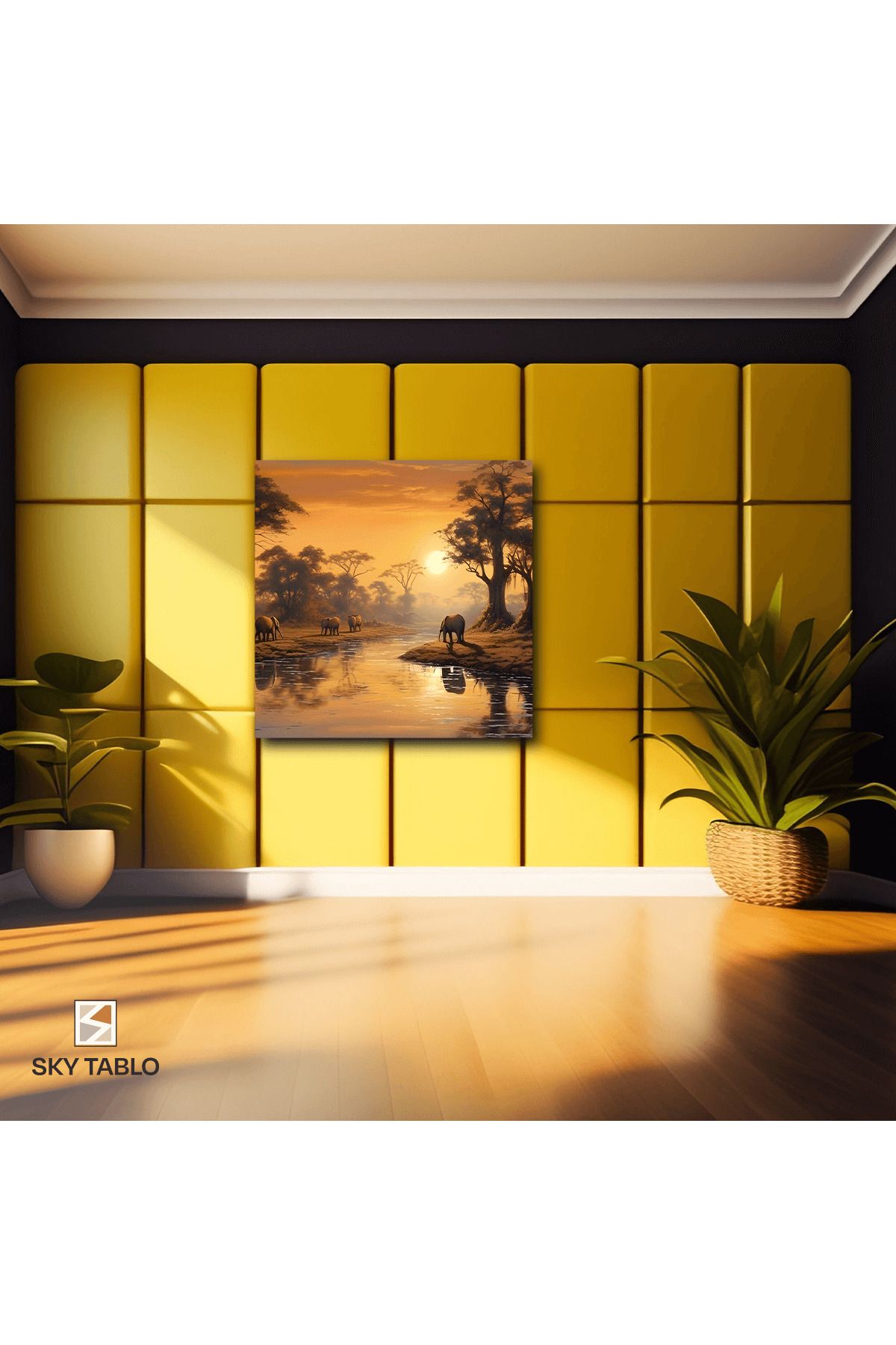 Home Filler ve Günbatımı Kanvas Tablo
