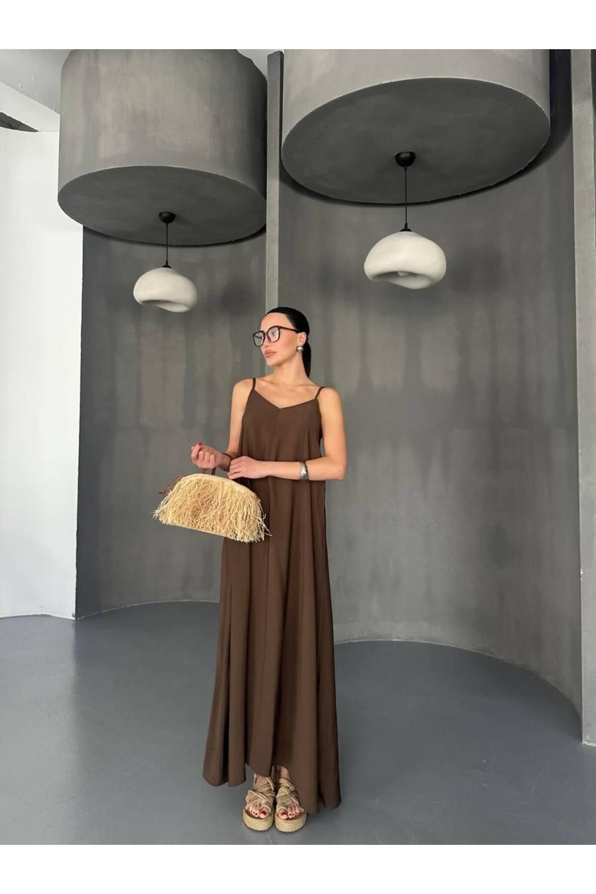 Hotfashion İP ASKILI ELBİSE