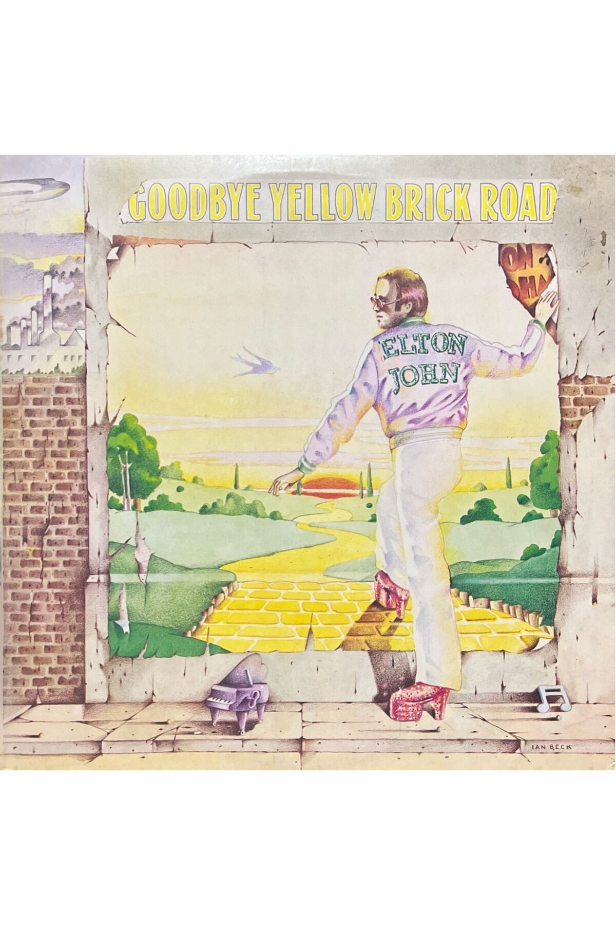 Plak İstasyonu Elton John Goodbye Yellow Brick Road Double LP Plak