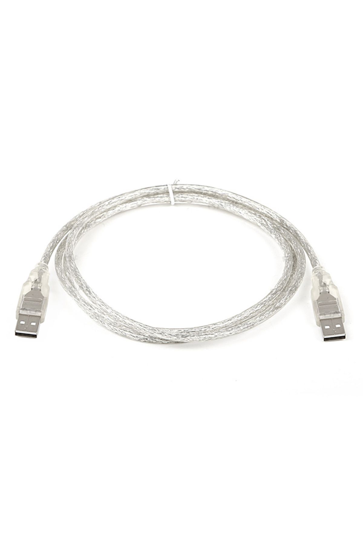 Vemora USB ERKEK-ERKEK KABLO 1.5 METRE ŞEFFAF (5166)