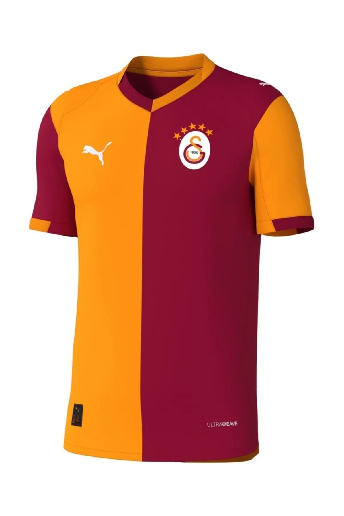 .g.alata.saray 5 Yıldız Tema 25/26 Sezonu Isimsiz Sarı-kırmızı Yetişkin Futbol Forması