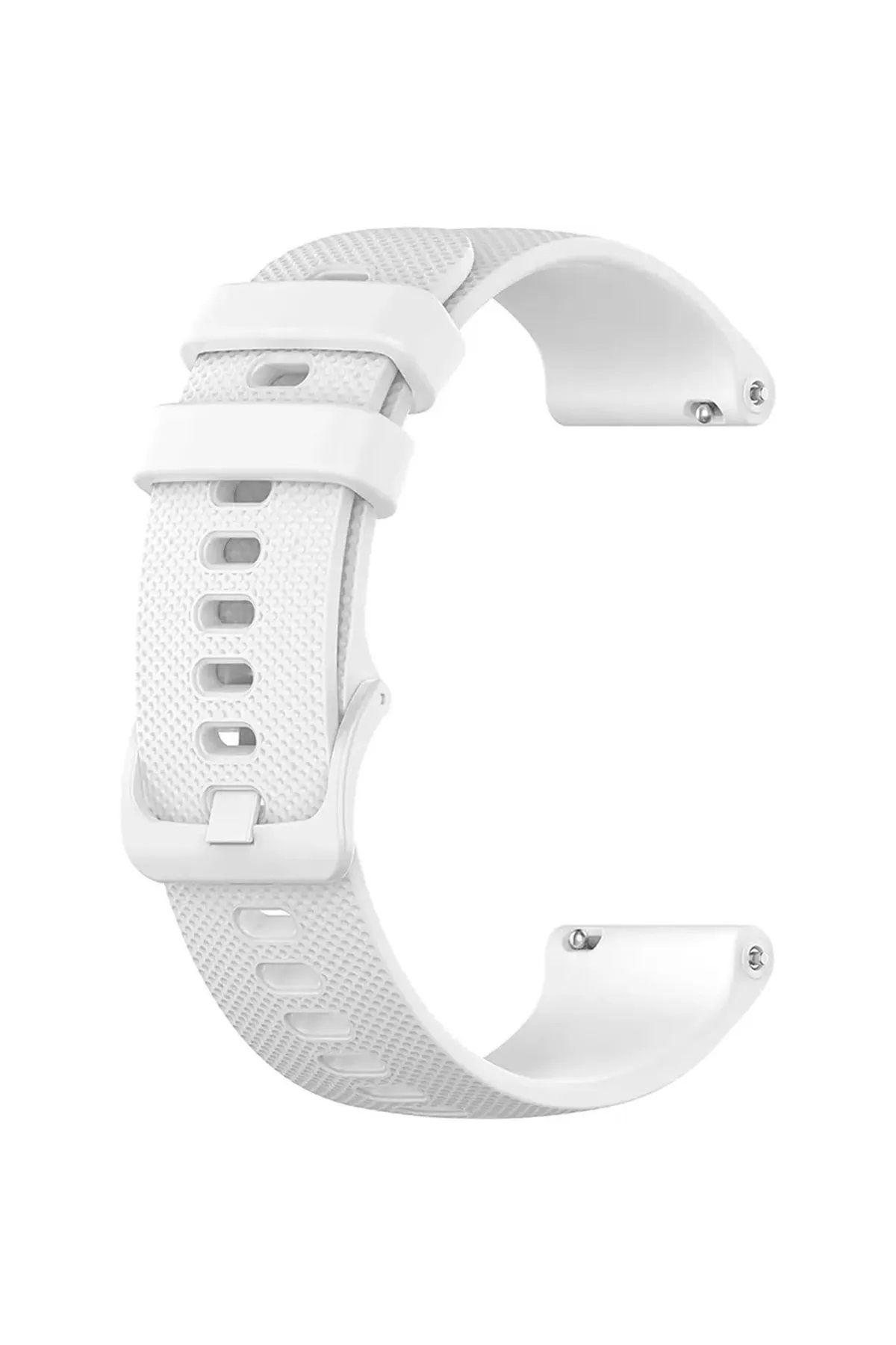 Dmay Huawei Watch Gt 5 41MM Uyumlu Damalı Silikon Kordon Kayış (18MM)