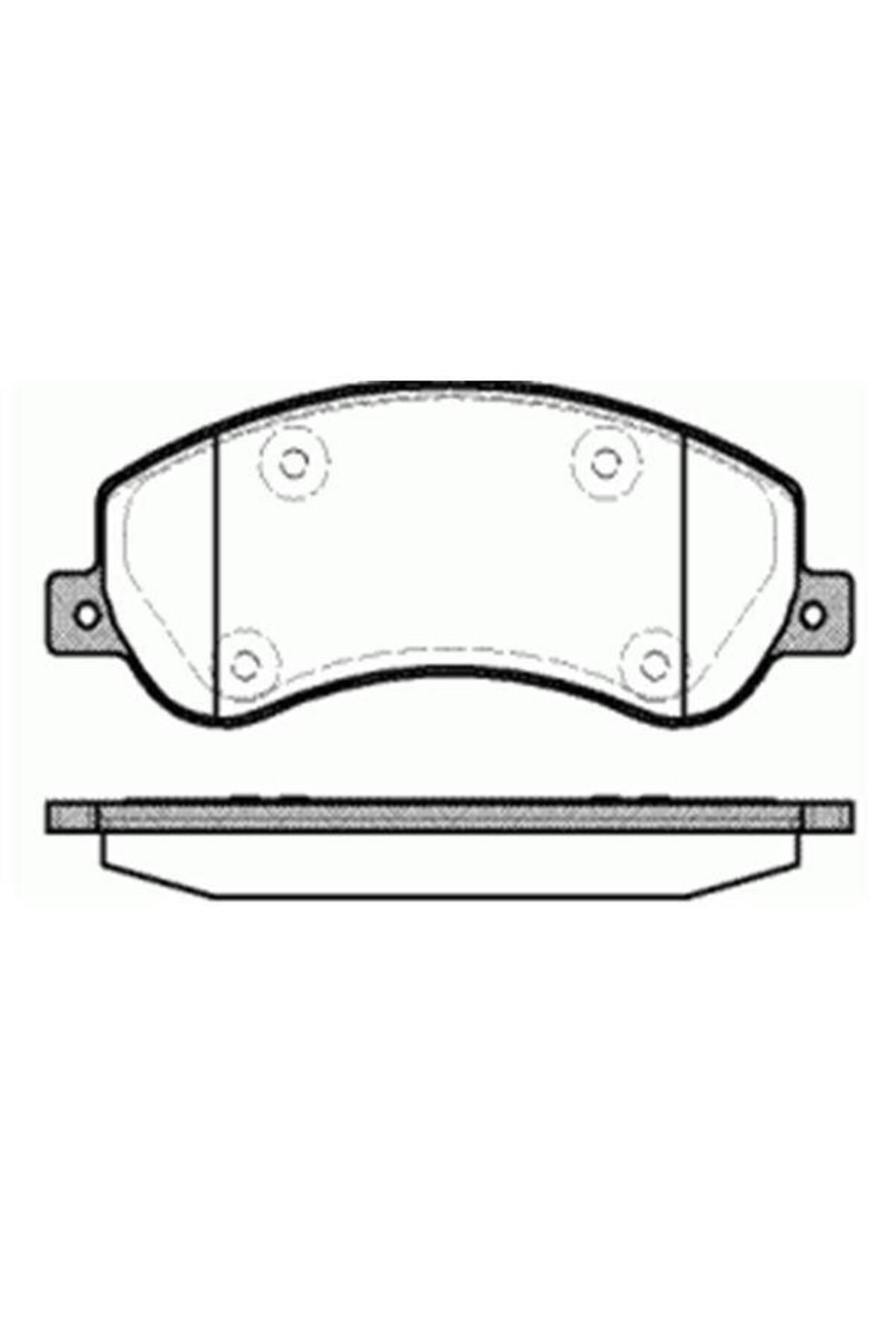 MGA ÖN FREN DİSK BALATA FİŞLİ FORD TRANSIT V347 06-12 VW AMAROK 10-16 MGA 55259
