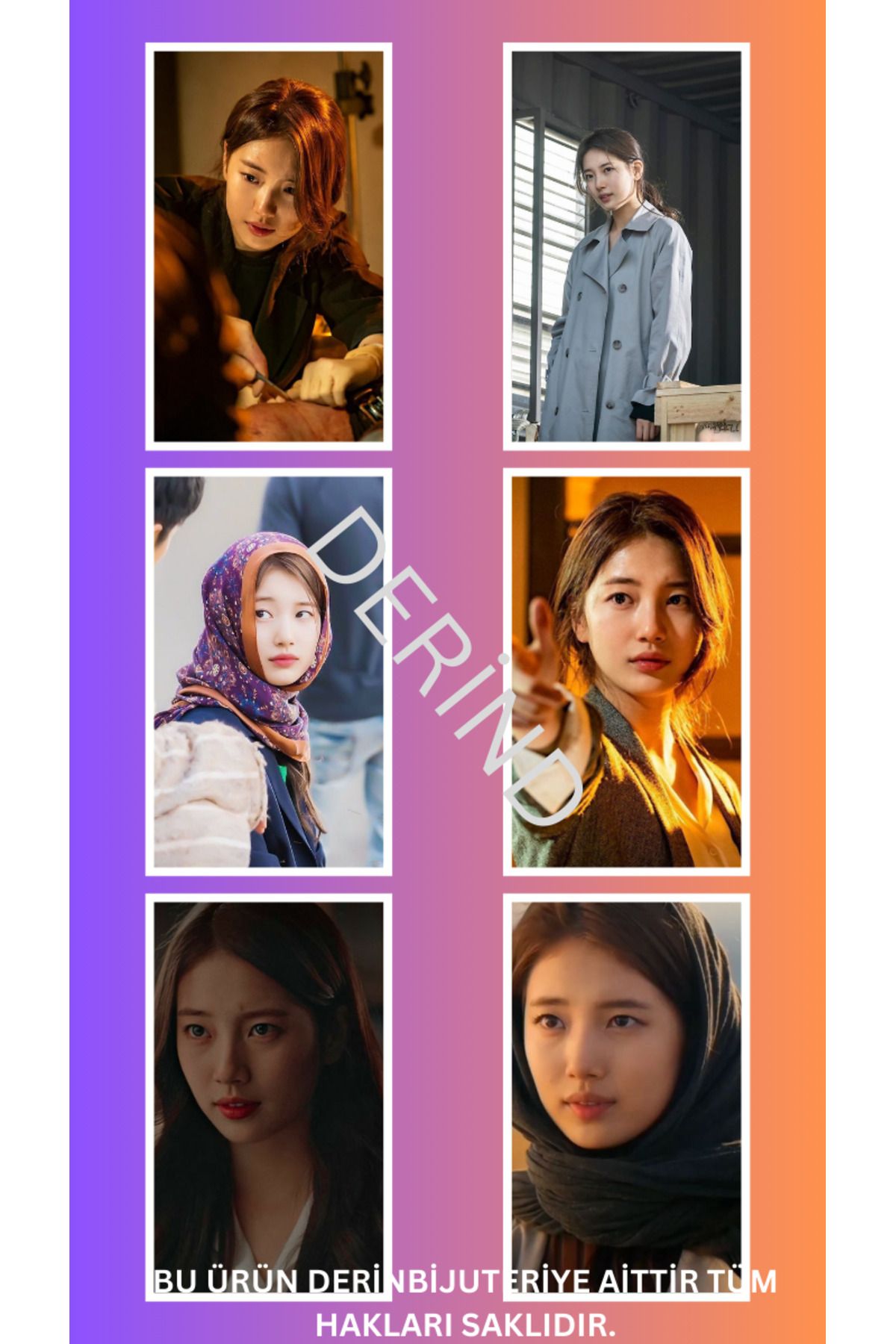 DERİND Vagabond - Go Hae-Ri -Bae Suzy - Kore Dizisi - Anime 8 adet sticker