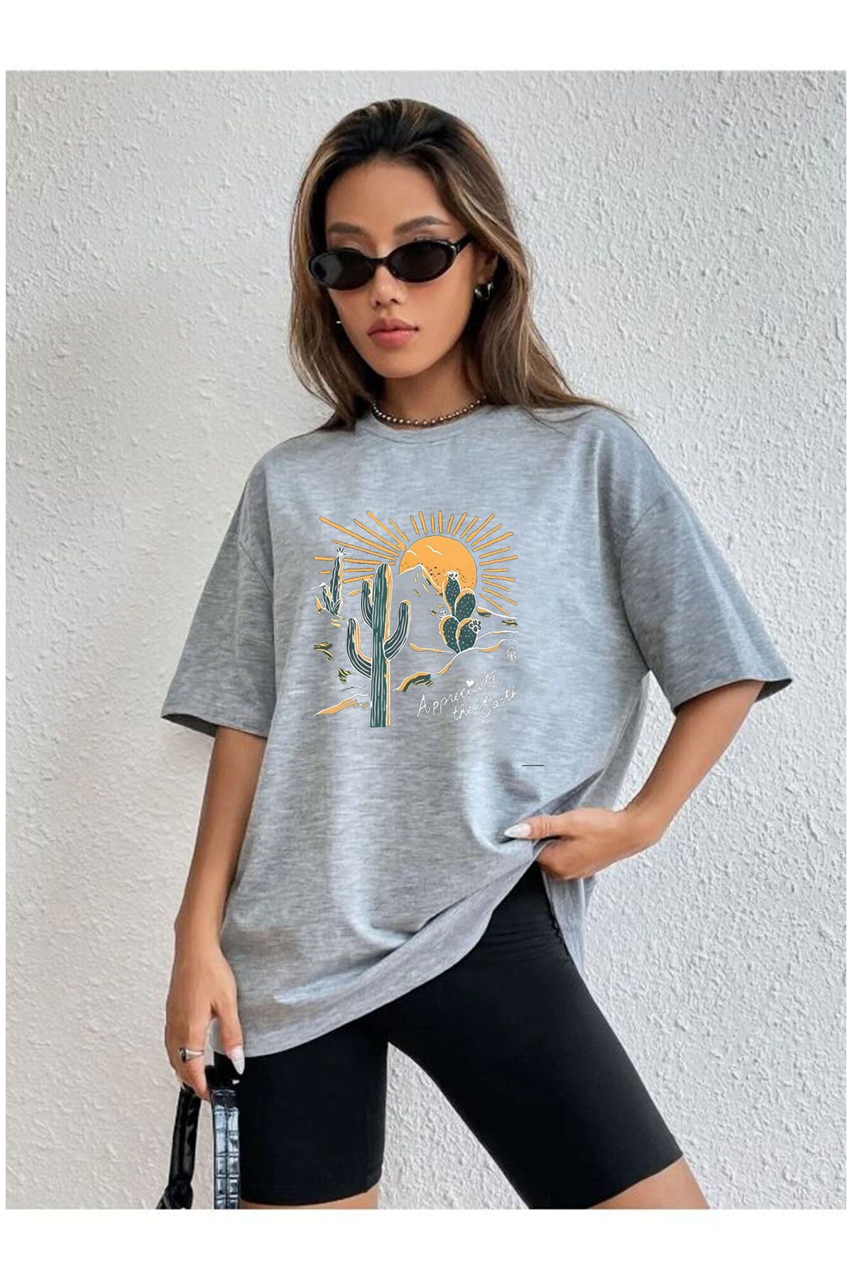 Tarzsokak Çöl Tema Baskı Unisex