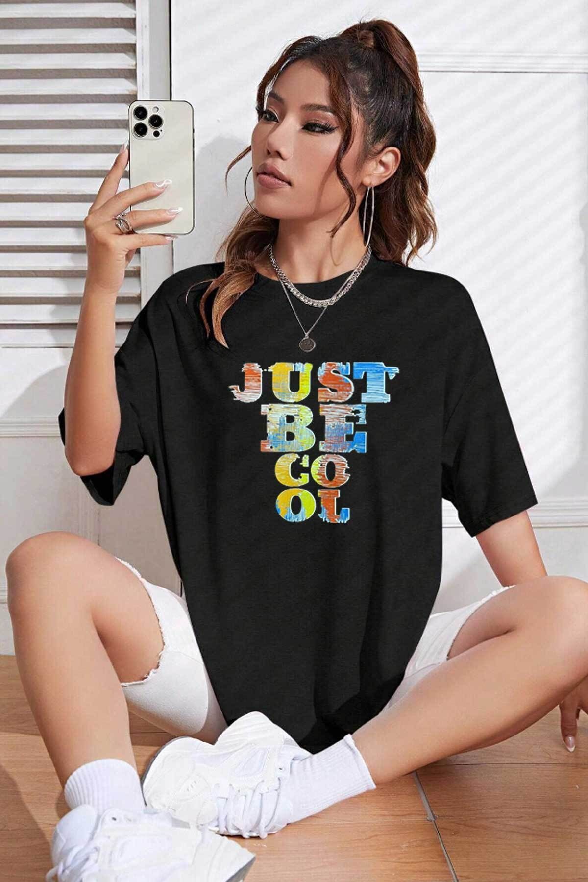 Tarzsokak Unisex Just Be Cool Baskılı