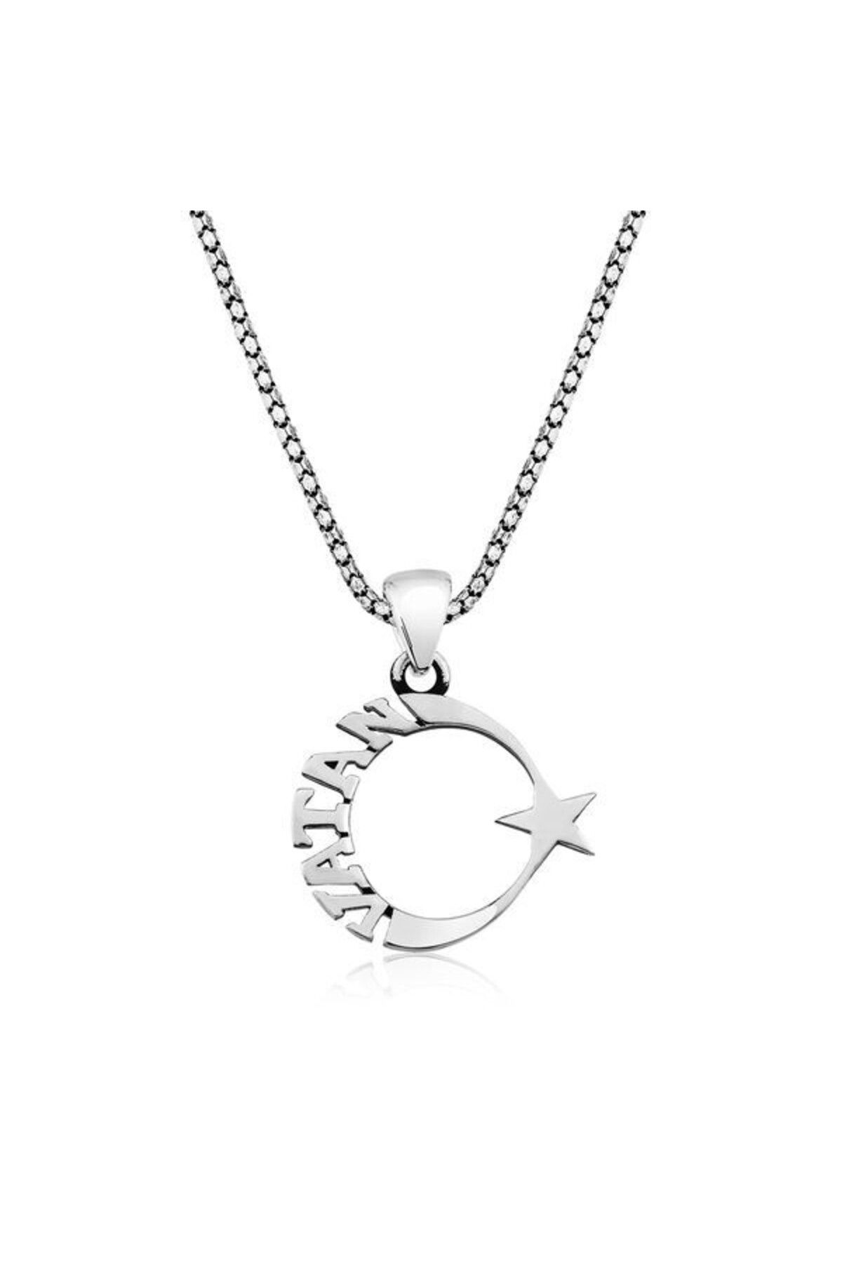 shop Ay Yıldız 925 Ayar GümüşErkek Kolye