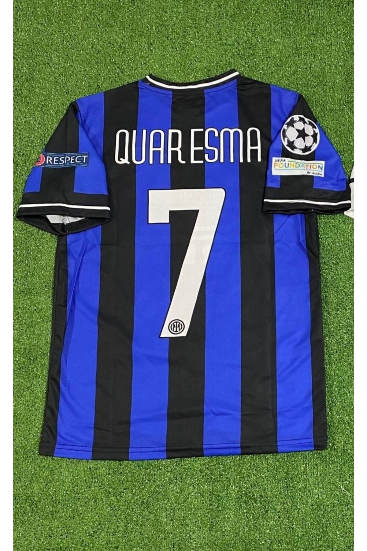 After Party I.n.t.e.r-2010 Quaresma 7 numara renk(lacivert) hava alabilen futbul Forması vs spor atlet BG72.