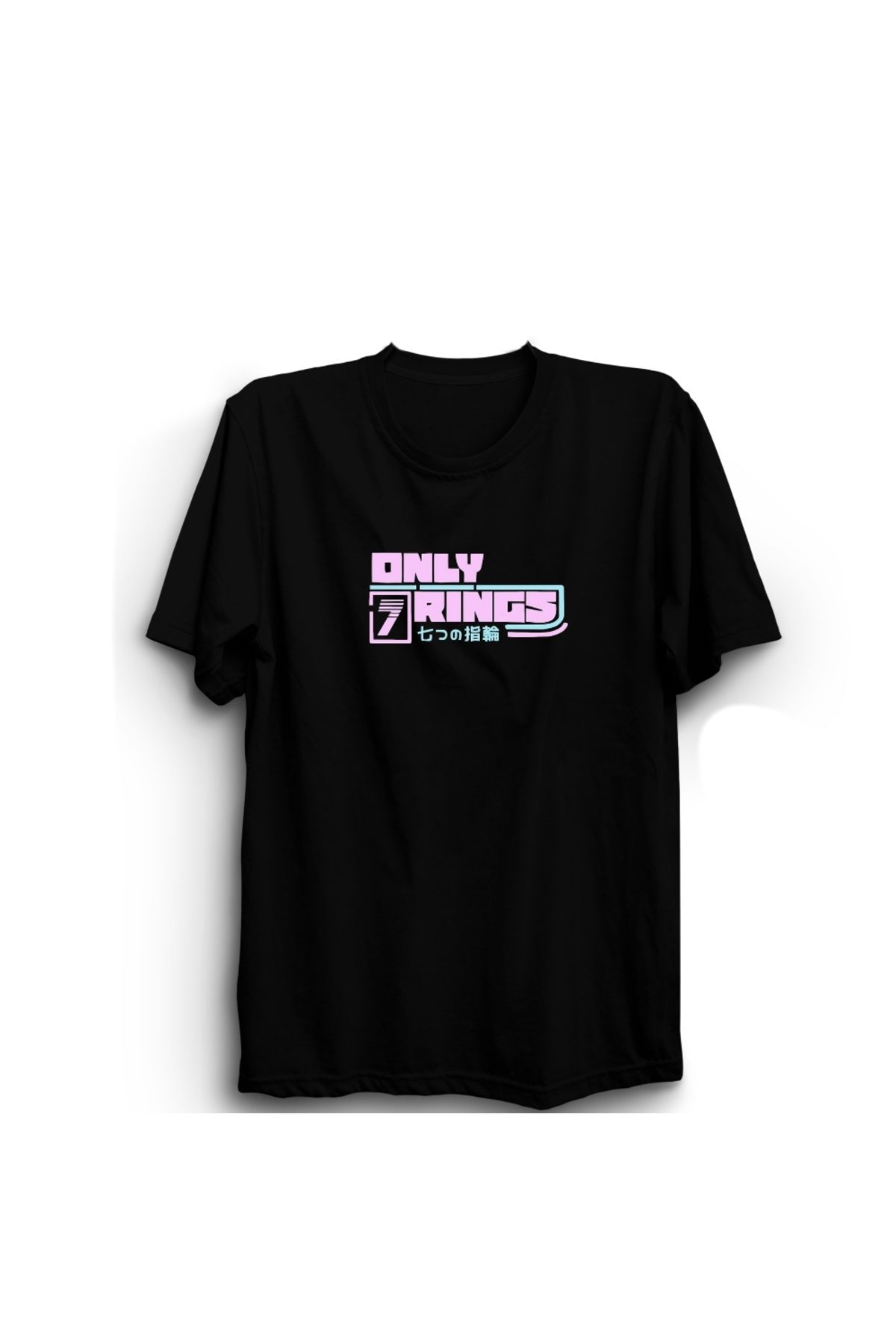 The Fame Only 7 rings, Ariana Grande Lyrics Baskılı %100 Pamuk Tişört