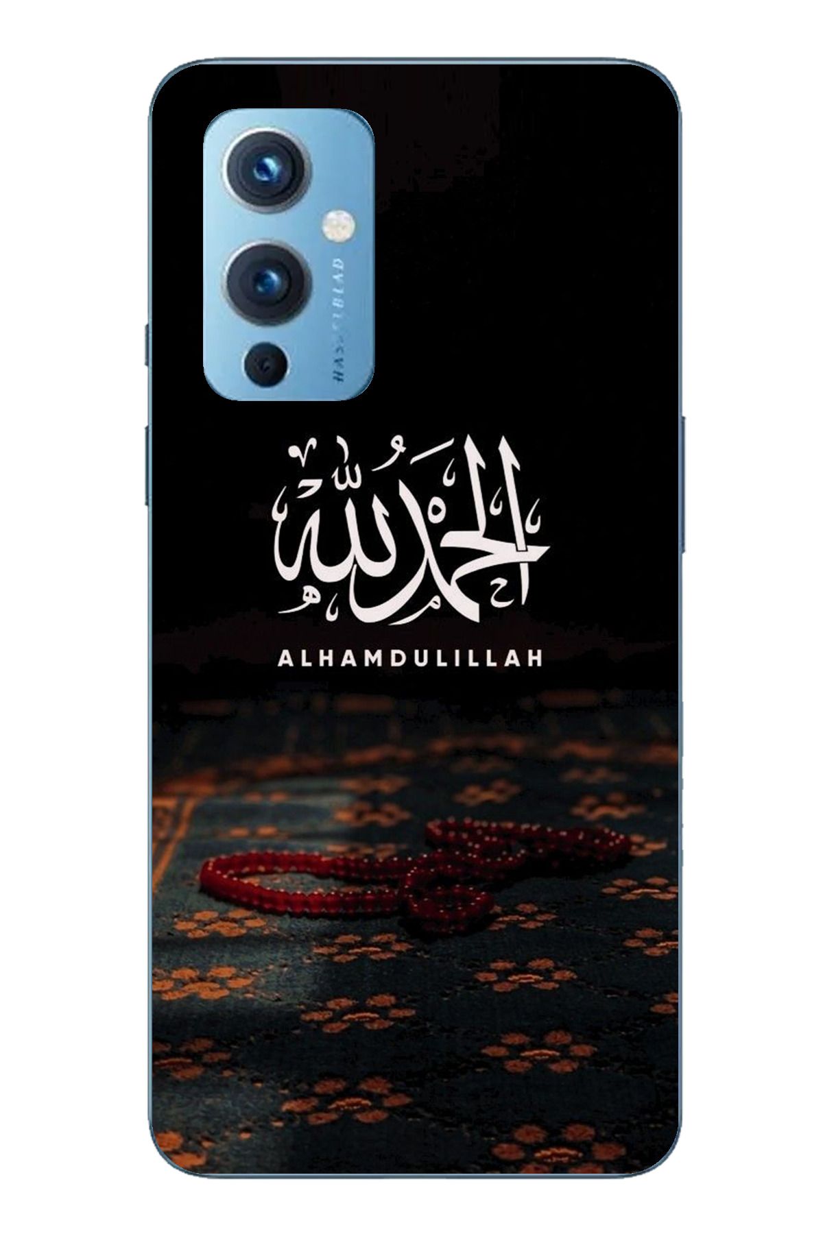 TechTree Oneplus 9 Uyumlu Elhamdülillah Tesbih Şeffaf Silikon Kılıf