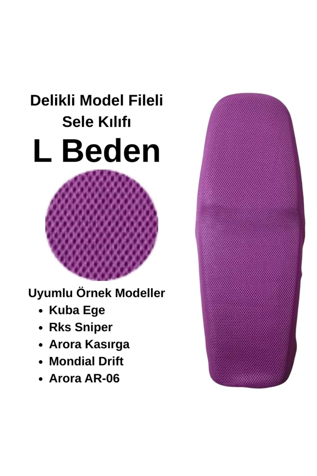 EŞREFOĞLU-EMA MOTOSİKLET SELE KILIFI FİLE FUŞYA PEMBE L BEDEN